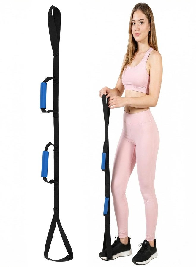 Thrymme Leg Lifter for After Knee Surgery, 41 Inch Leg Puller Strap with Soft Hand Grips & Foot Loop, Mobility Aid for Hip Knee Recovery, Get in and Out of beds, Cars and wheelchairs - Image 1