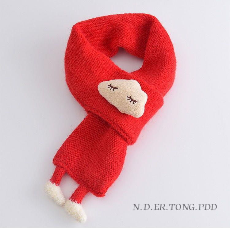 Warm Winter Kids Neck Gaiter Red  - Image 1