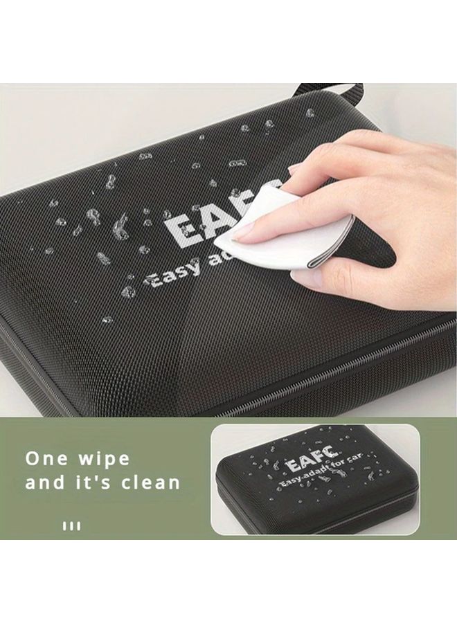 Durable EVA Travel Storage Case For Jump Starter Power Bank Car Air Pump Vacuum Cleaner Black - Image 4