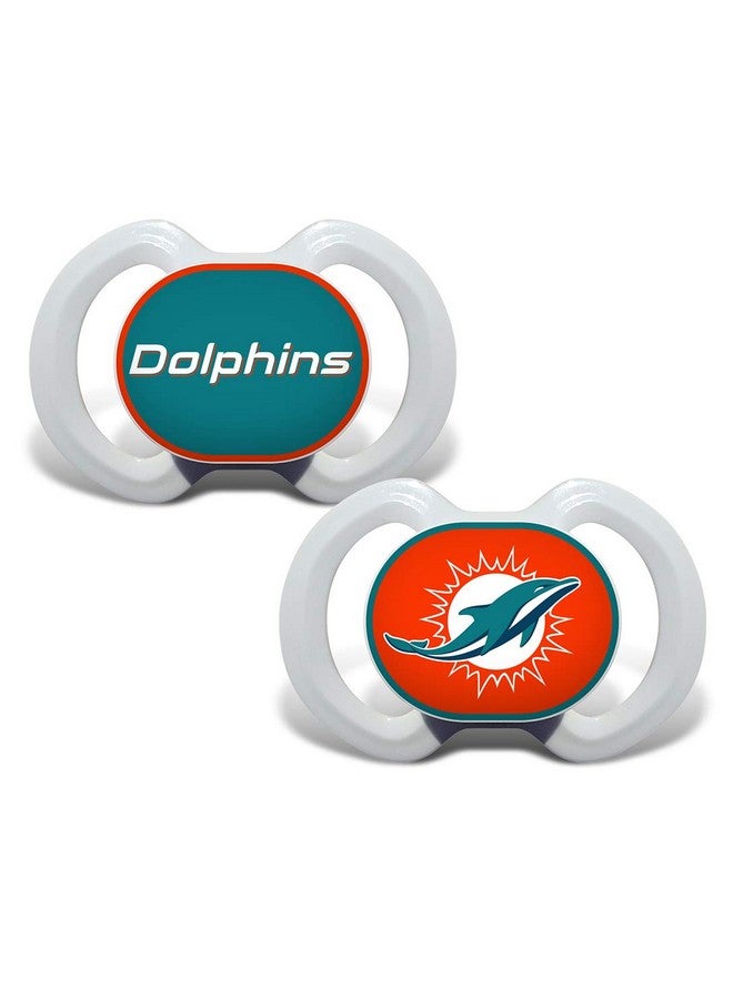 Baby Fanatic Babyfanatic Pacifier 2Pack Nfl Miami Dolphins Officially Licensed League Gear  - Image 2