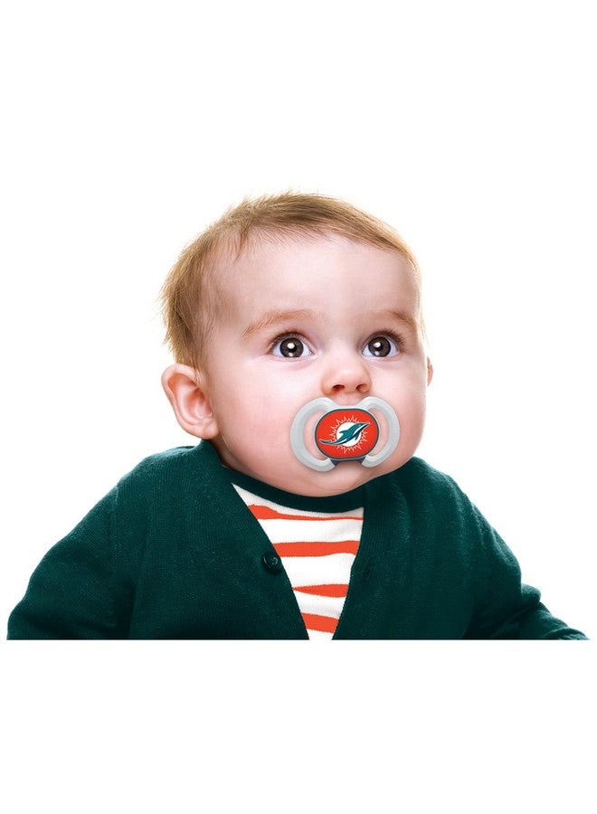 Baby Fanatic Babyfanatic Pacifier 2Pack Nfl Miami Dolphins Officially Licensed League Gear  - Image 5