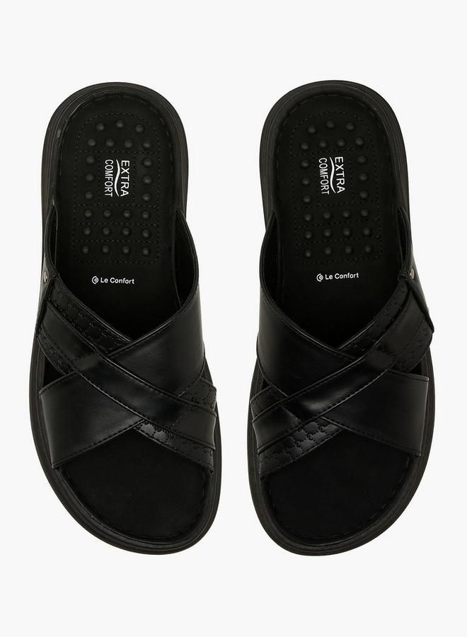 Le Confort Men Cross Strap Sandals - Image 2