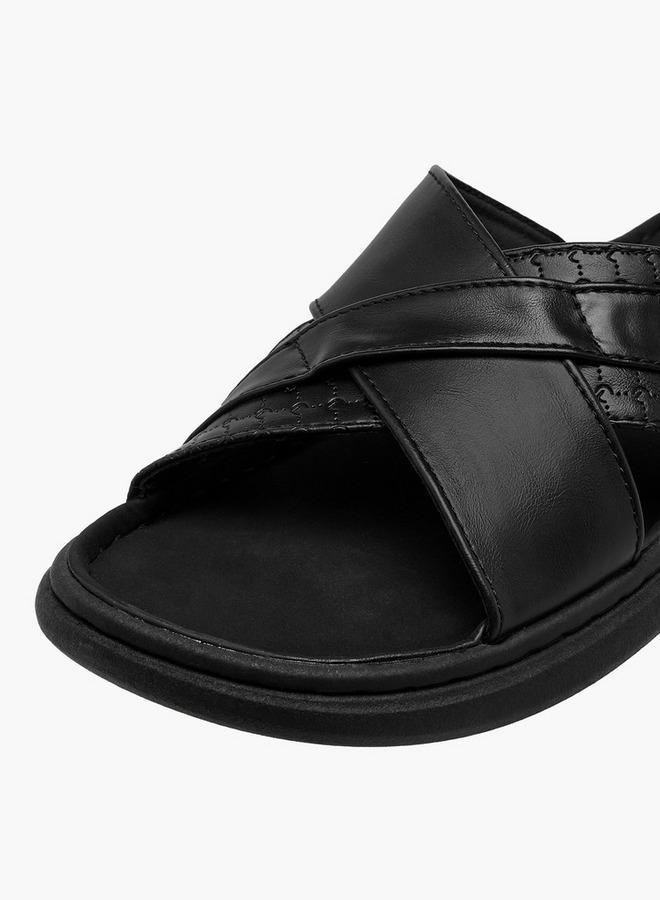 Le Confort Men Cross Strap Sandals - Image 4