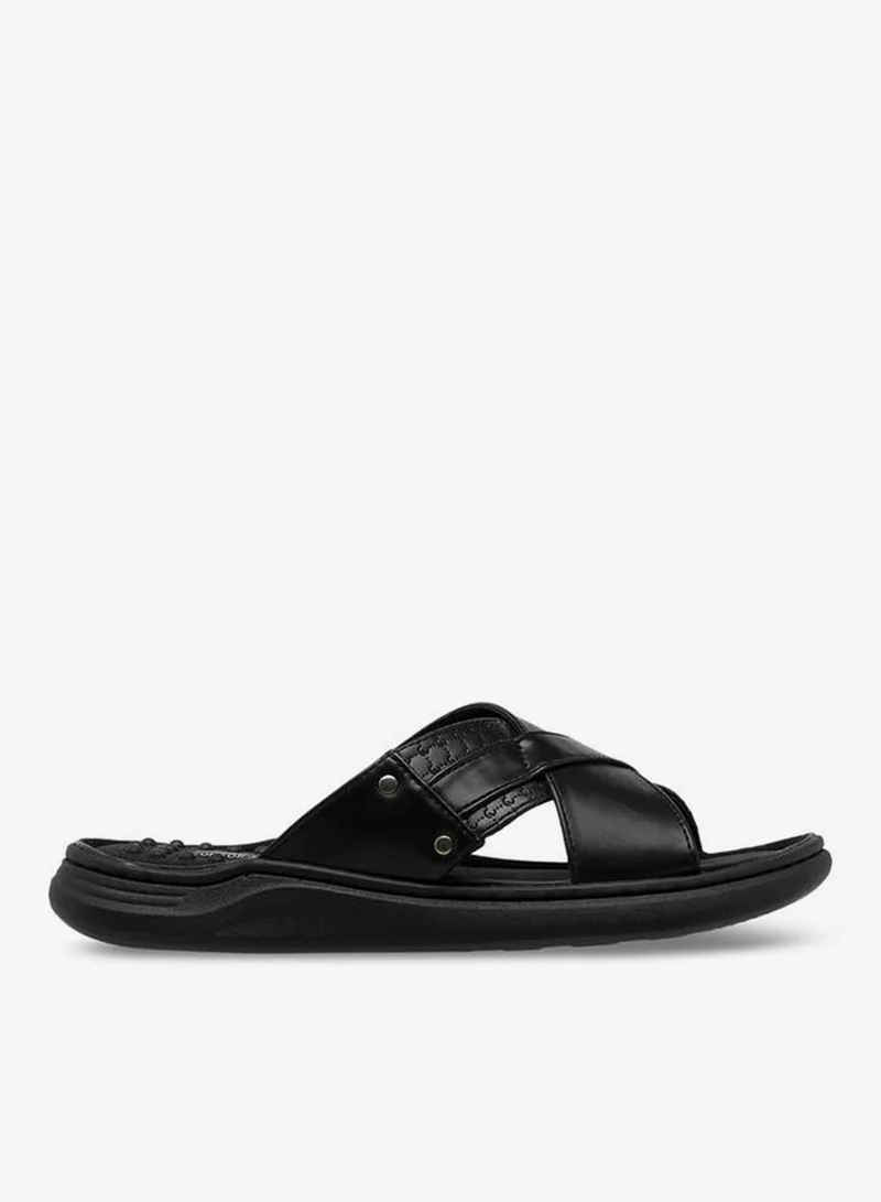 Le Confort Men Cross Strap Sandals