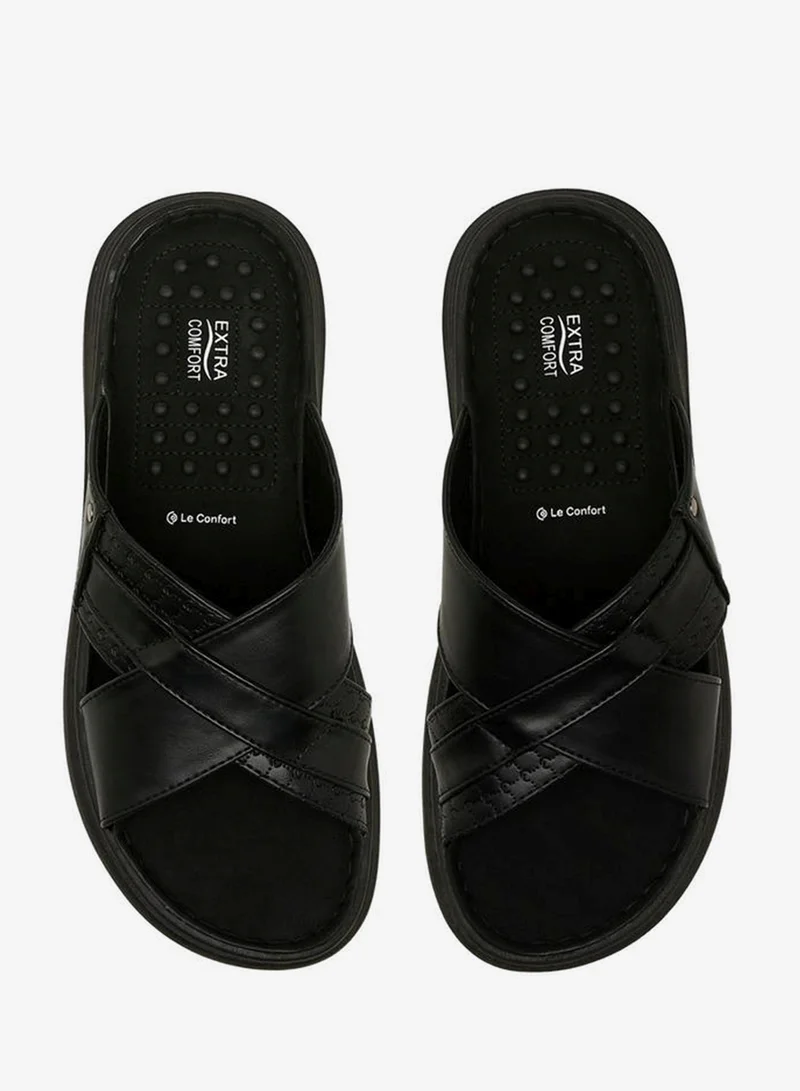Le Confort Men Cross Strap Sandals