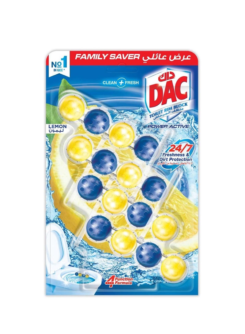 Dac باور أكتيف تواليت ريم بلوك ليمون كواترو باك - Image 1