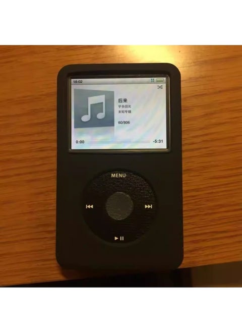 Suitable For IPC80G/120g/3 Generation 160g Protective Case Simplism Silicone Case IPod Classic3 Thin-Color:Black
