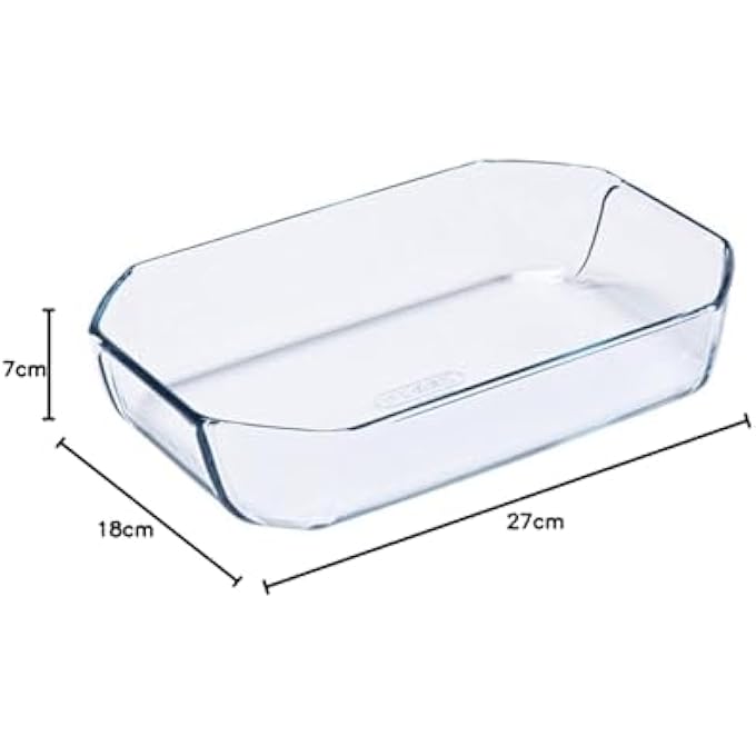 rayihni Inspiration Eat Resistant Baking Dish 27 X 18 Cm Clear 21 Litre - Image 5