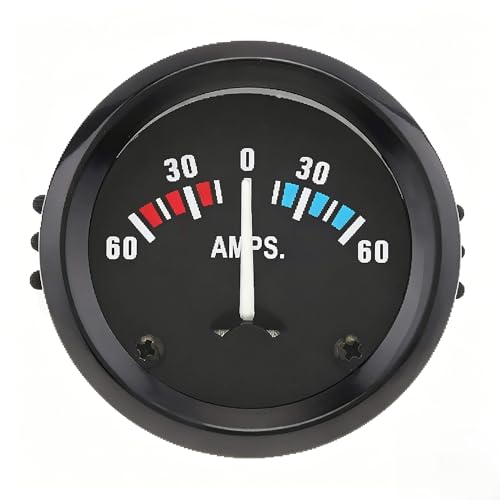 ePathChina 2 52MM 12V 60060 AMP Universal Ammeter Gauge Meter for CarBoatTruckATV Replacement AMP Meter Gauge - Image 1