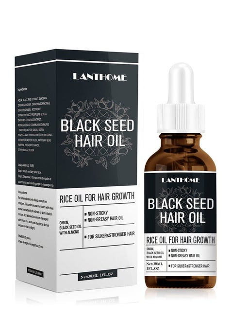 Black Seed Rice Hair Growth Oil Non Sticky And Non Greasy Hair Oil