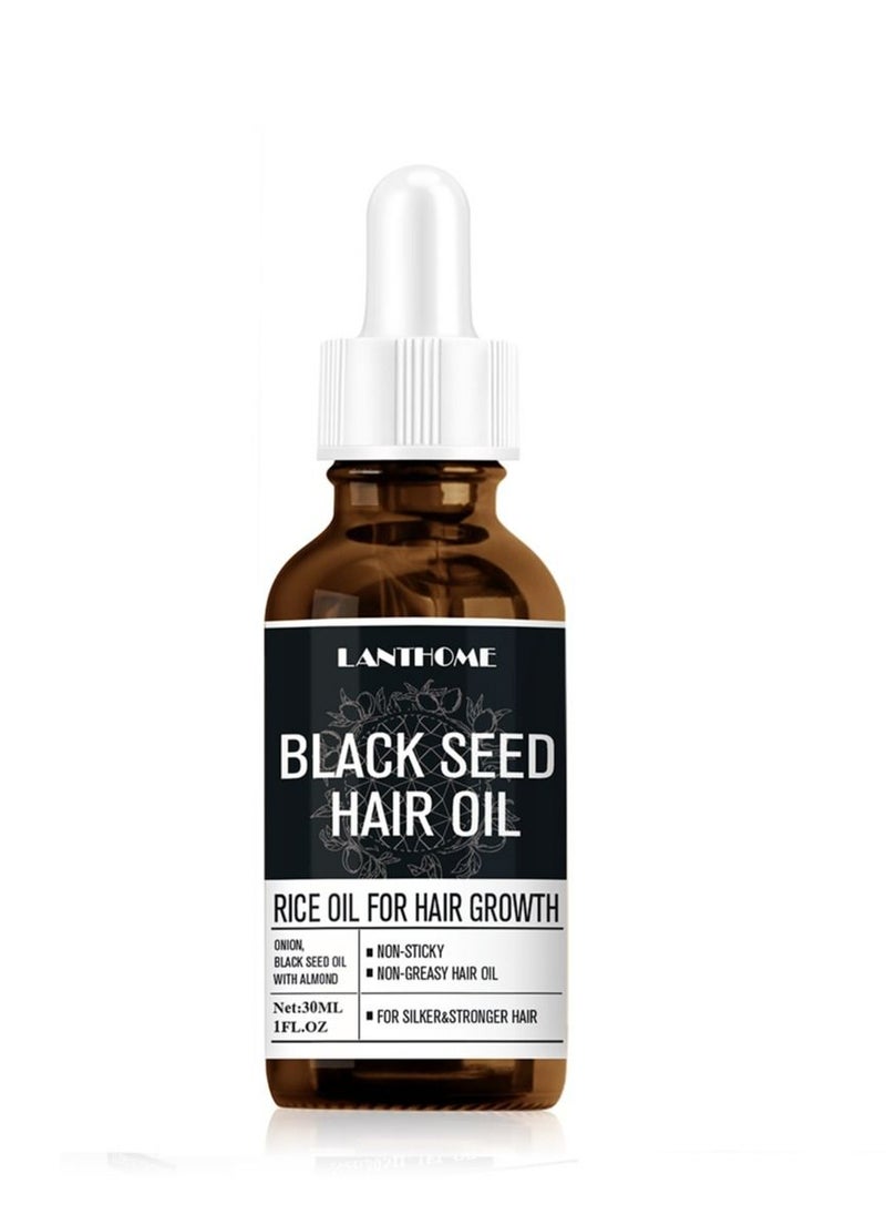 Black Seed Rice Hair Growth Oil Non Sticky And Non Greasy Hair Oil