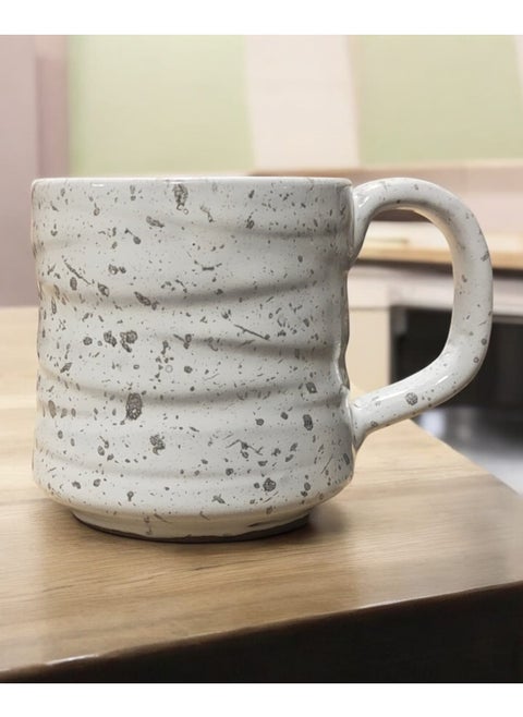 300ml ceramic and earthenware mug, each piece is unique, microwave safe