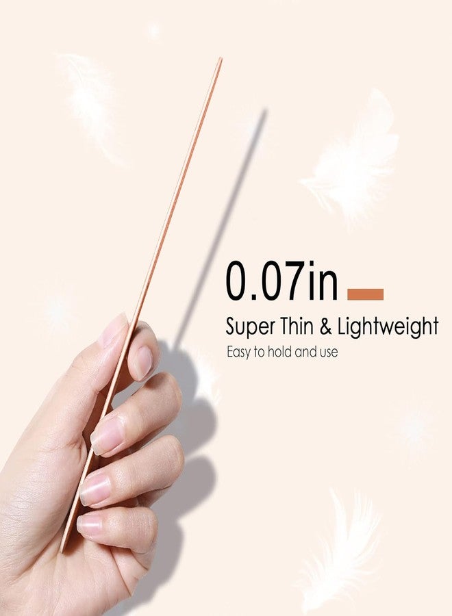 KIRA Nail File Large Emery Boards for Nails, 180 Grit Nail Files for Natural Nails, Thin Emory Nail File Pack Manicure Tool for Home Use 12Pcs - Image 5