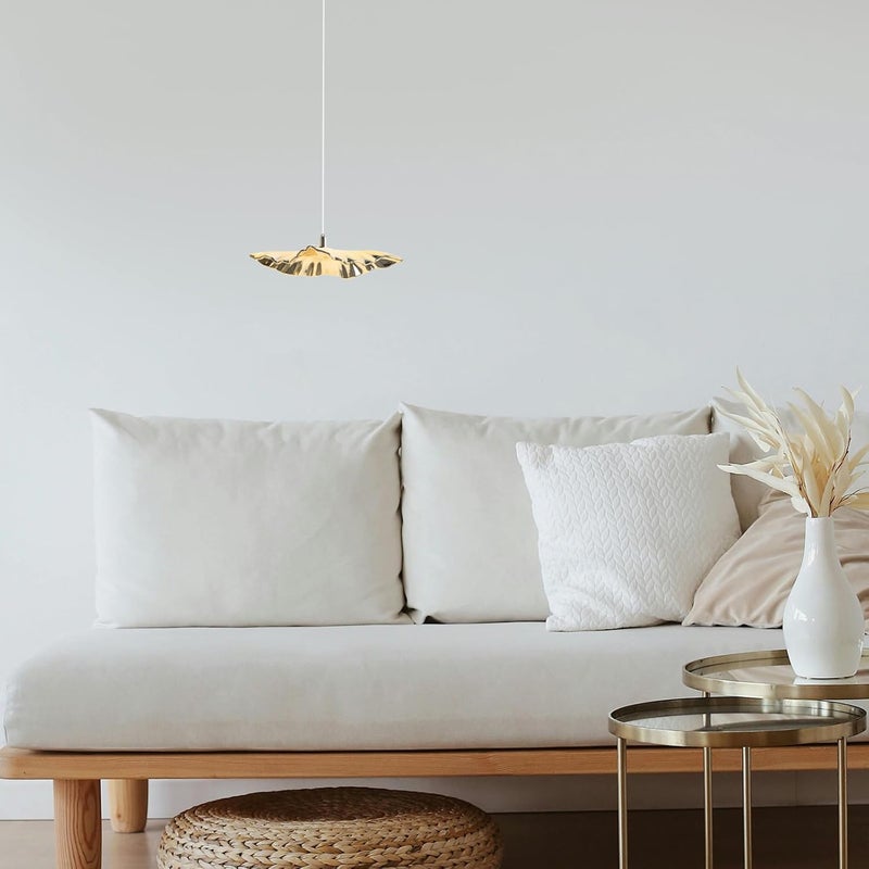 Hanging Leaf Decoration Plastic Pendant Ceiling Ornament Gold Small Leaf Shape Home Wall Decor for Bedroom Indoor Accent - Image 4