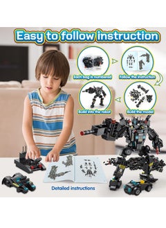 Bukela Robot Building Kit for Kids, 51-in-1 Robot Building Kit for Kids STEM Building Toys Erector Set for Boys 8-12 Engineering STEM Projects Construction Building Blocks Toys Gifts for Kids  - Image 3