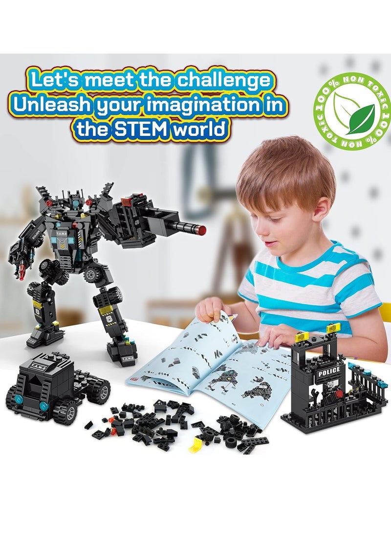 Bukela - Robot Building Kit for Kids, 51-in-1 Robot Building Kit for Kids STEM Building Toys Erector Set for Boys 8-12 Engineering STEM Projects Construction Building Blocks Toys Gifts for Kids - Image 1