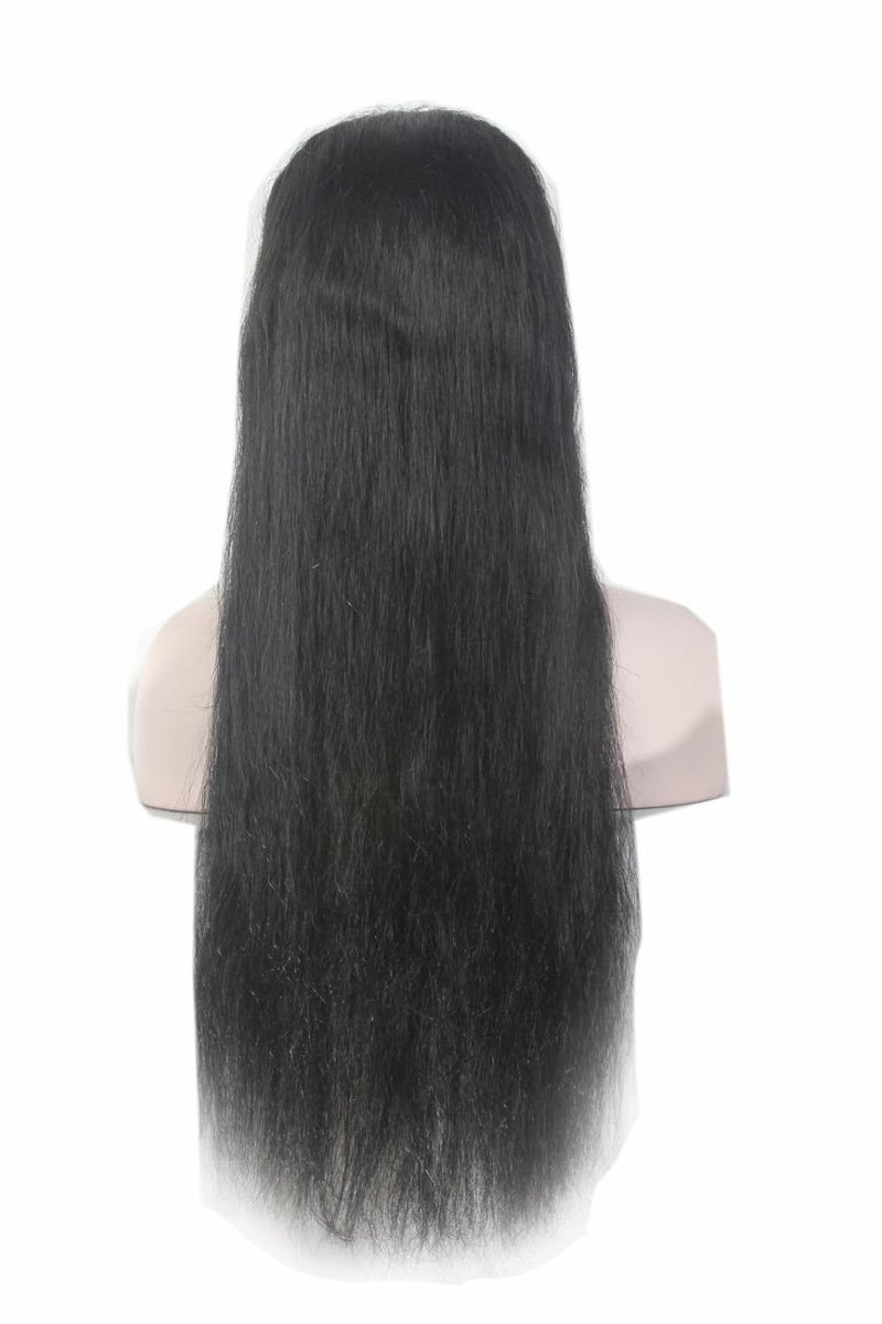 Ritzkart Straight Long Indian Womens Black Hair Wig 32 Inch Black - Image 4