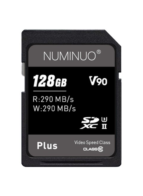 128GB UHS-II U3 V90 SDXC Memory Card - Up to 290MB/s Read Speed and 290MB/s Write Speed
