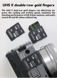 NUMINUO 128GB UHS-II U3 V90 SDXC Memory Card - Up to 290MB/s Read Speed and 290MB/s Write Speed  - Image 3