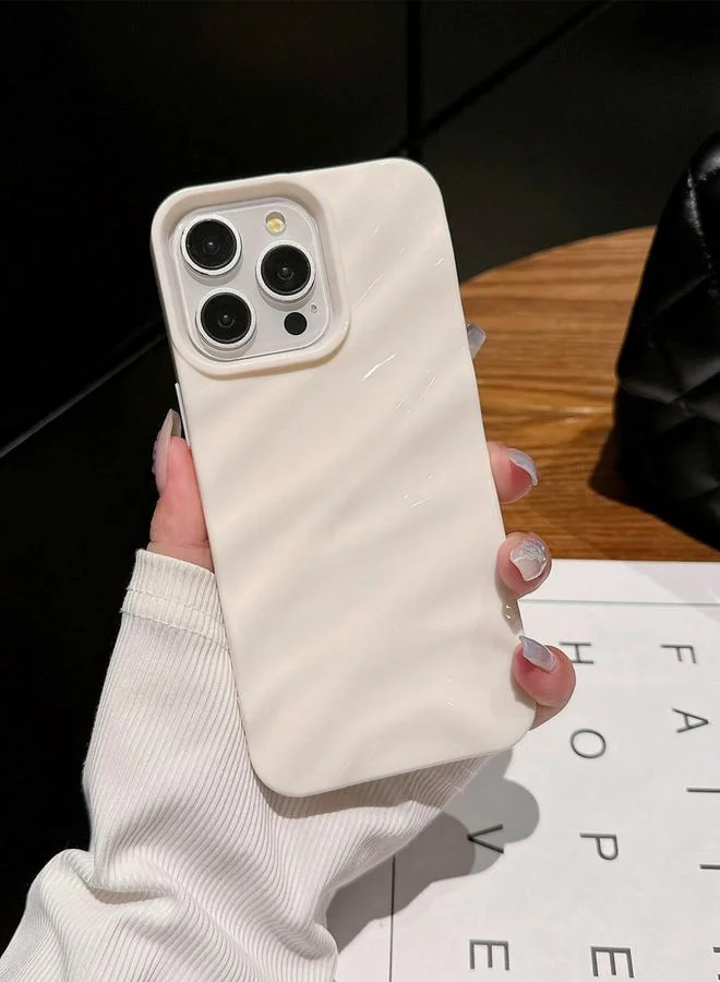 Take Two Take Two White iPhone Case with Textured Design