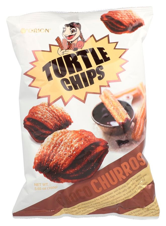 Turtle Chips Choco Churros 5.65 Oz 160 G