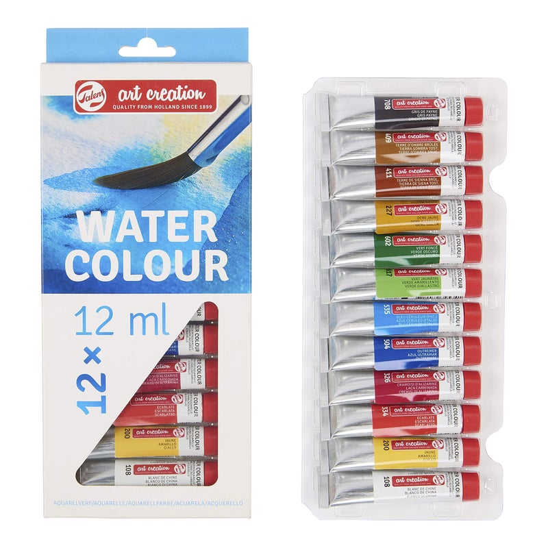 Talens ROYAL TALENS Art Creation Artists' Colours, 12x12ml, Water Colours - Image 2