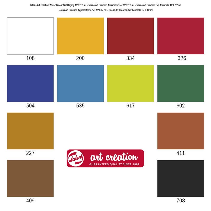 Talens ROYAL TALENS Art Creation Artists' Colours, 12x12ml, Water Colours - Image 4