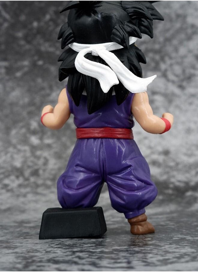 Dragon Ball - Set of 2 Anime Dragon Ball Gohan Action Figure, Son Gohan Figure Toy, Gohan Realistic Statue Figure, Office Desktop Decoration Ornaments, Super Collectible Model Statue Anime Figure Toy - Image 1