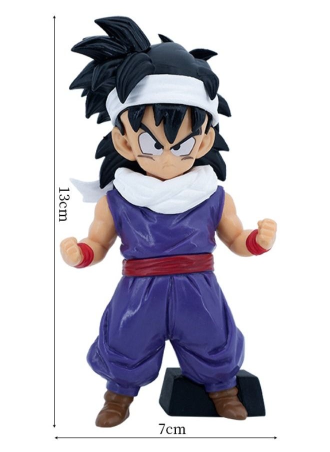 Dragon Ball - Set of 2 Anime Dragon Ball Gohan Action Figure, Son Gohan Figure Toy, Gohan Realistic Statue Figure, Office Desktop Decoration Ornaments, Super Collectible Model Statue Anime Figure Toy - Image 1