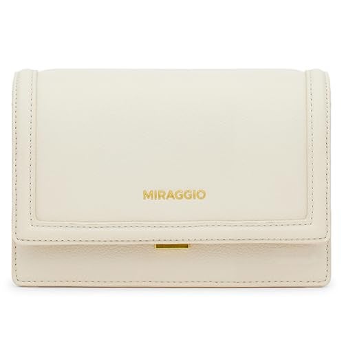 Miraggio Monique Crossbody Bag For Women With Adjustable And Detachable Sling Strap (Ivory) - Image 5