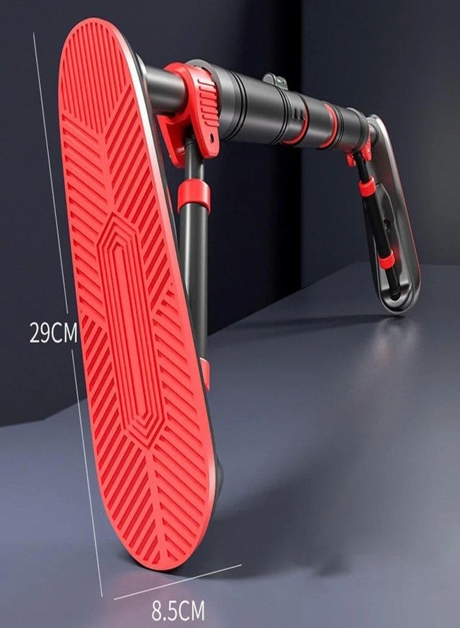 GREEYA Pull up bar for home - 70 to 90 cm Adjustable Door Pull Up Bar Without Screw Anti-skid Grip Hanging Bar Rod Exercise Bar (Black+Red) - Image 4