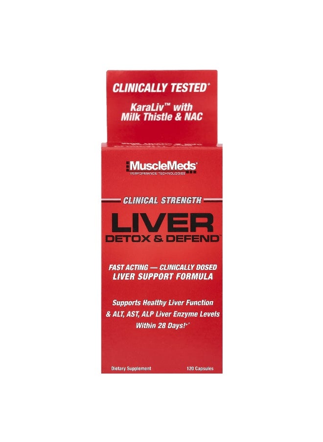 MUSCLEMEDS MuscleMeds, Liver Detox & Defend™, 120 Capsules  - Image 1