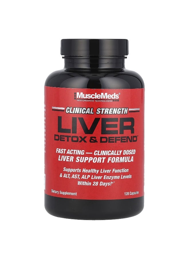 MUSCLEMEDS MuscleMeds, Liver Detox & Defend™, 120 Capsules  - Image 3