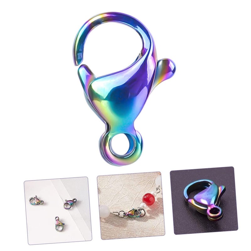 20 قطعة من مشابك الكركند بحجم 1×0.6×0.4 سم، تستخدم لصناعة القلائد والأساور وسلاسل المفاتيح، للأعمال اليدوية (DIY). - Image 5