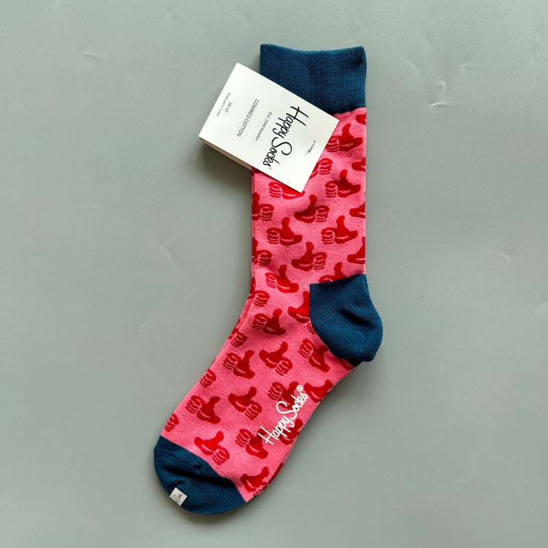 New Happy Socks Swedish Ins Socks Fashion Cartoon Happy Women'S Socks Mid-Tube Couple Long Beautiful Legs Trendy Socks - Image 5