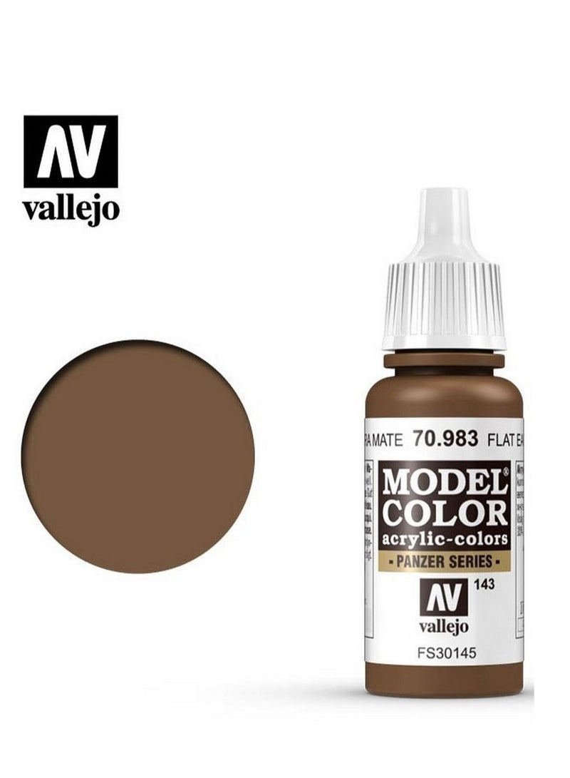 لون الموديل 983، طلاء أكريليك مسطح، زجاجة 18 مل، للمنمنمات ونماذج التضاريس المصغرة