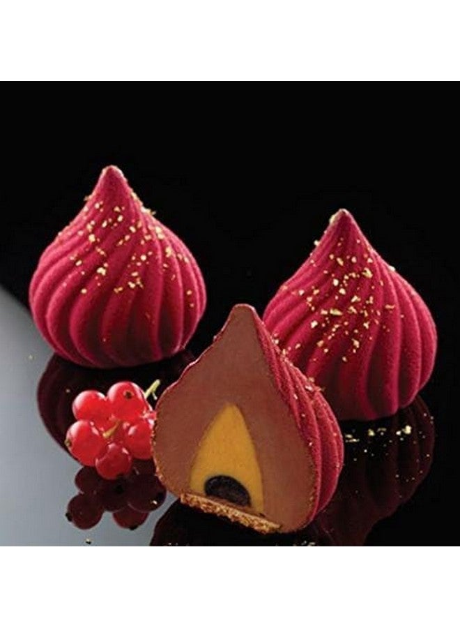 MoldBerry MoldBerry Silicone Chocolate Mould | 6 Cavity Silicone Modak Shape Chocolate Mould | Modak Filling Mould for Brownie, Cake, Cookie, Fondant, Candy, Pudding (Multicolor - PK1) - Image 2