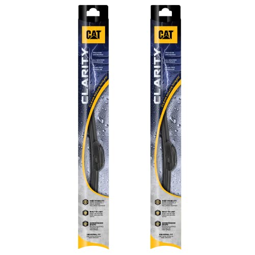 BDK CAT Clarity Wiper Blades (2-Pack), Exact Fit for 2015-2019 Subaru Outback Direct OEM Replacement, Durable Streak-Free Spotless Silent Easy Installation - 26" + 17" - Image 1