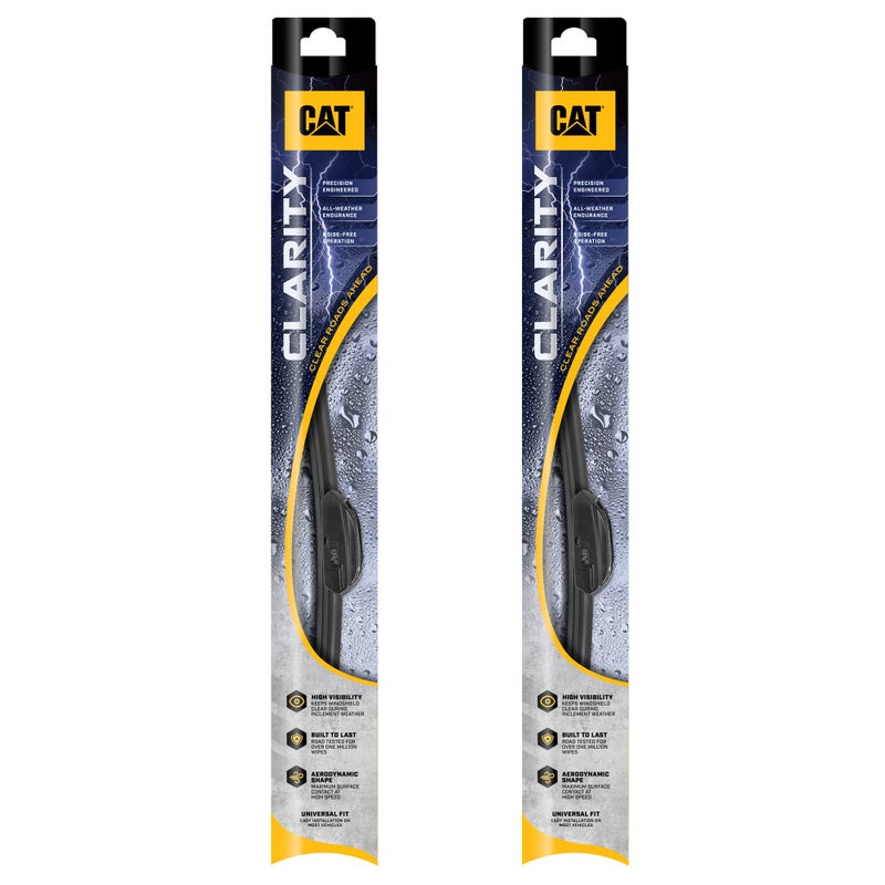 BDK CAT Clarity Wiper Blades (2-Pack), Exact Fit for 2015-2019 Subaru Outback Direct OEM Replacement, Durable Streak-Free Spotless Silent Easy Installation - 26" + 17" - Image 5