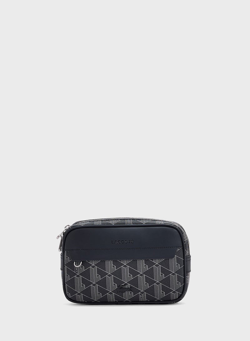 LACOSTE Logo Zip Over Waist Bag  - Image 1