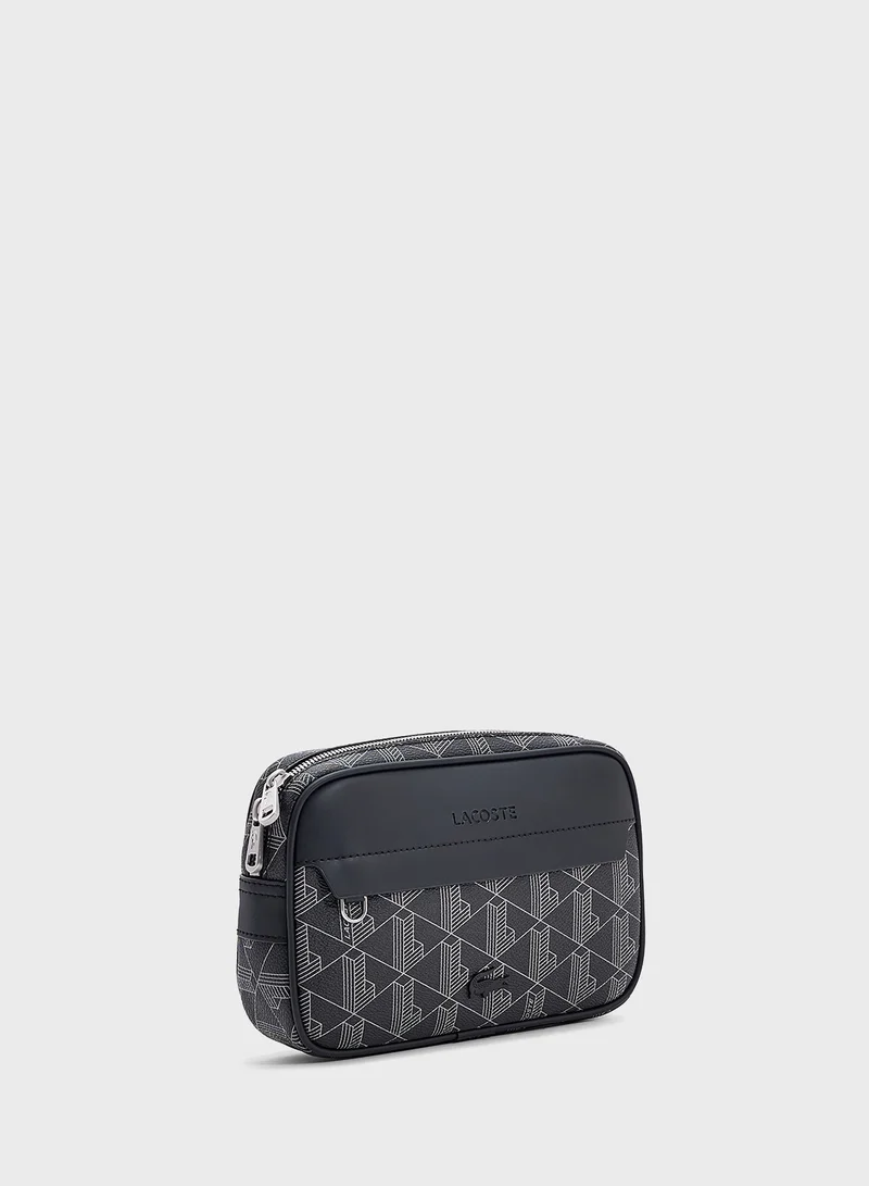 LACOSTE Logo Zip Over Waist Bag