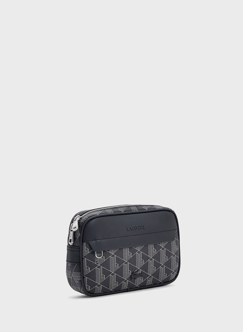 LACOSTE Logo Zip Over Waist Bag  - Image 3