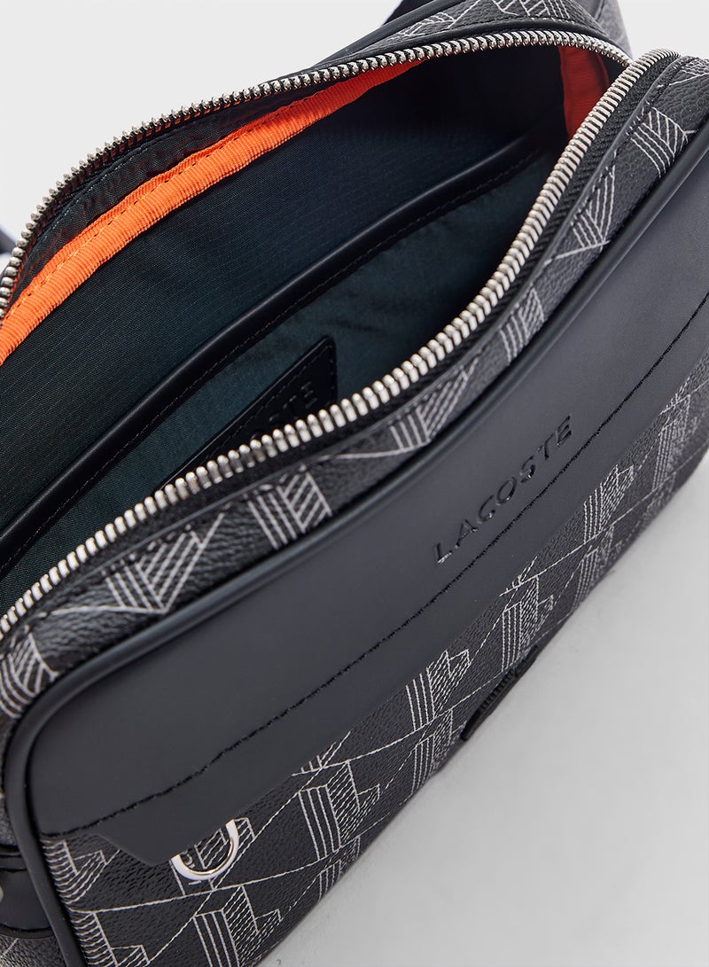 LACOSTE Logo Zip Over Waist Bag  - Image 5