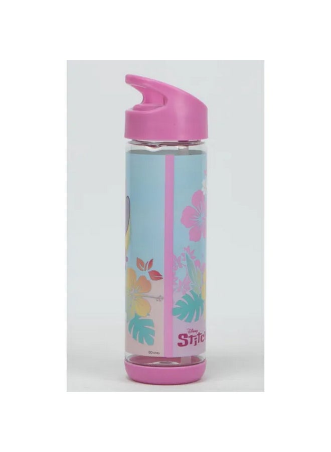 SunCe Disney Stitch Plastic Water Bottle with Straw Multicolour 500 ml SUNS-4300SCH  - Image 3
