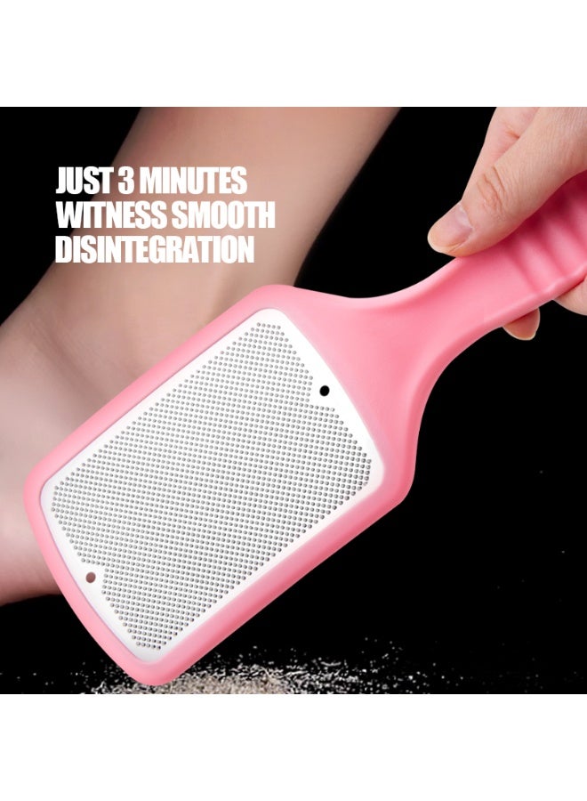 مبرد قدم احترافي من الفولاذ المقاوم للصدأ لإزالة الجلد الميت والكالو بفعالية فائقة – مبشرة قدم معدنية بسطح حاد دقيق لإزالة تشققات الكعب والجلد السميك – راسب قدم بمقبض مريح مانع للانزلاق مع فتحة تعليق – أداة عناية بالقدمين للاستخدام الجاف والرطب – مزيل مسامير القدم وتنعيم الكعب للرجال والنساء – أداة باديكير منزلية احترافية تدوم طويلاً وسهلة التنظيف - Image 5