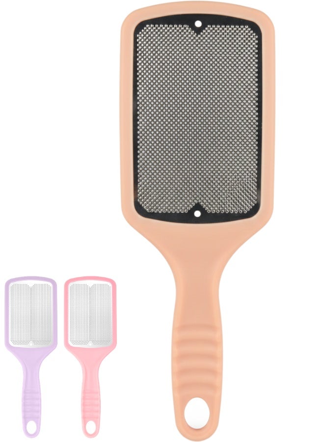 مبرد قدم احترافي من الفولاذ المقاوم للصدأ لإزالة الجلد الميت والكالو بفعالية فائقة – مبشرة قدم معدنية بسطح حاد دقيق لإزالة تشققات الكعب والجلد السميك – راسب قدم بمقبض مريح مانع للانزلاق مع فتحة تعليق – أداة عناية بالقدمين للاستخدام الجاف والرطب – مزيل مسامير القدم وتنعيم الكعب للرجال والنساء – أداة باديكير منزلية احترافية تدوم طويلاً وسهلة التنظيف - Image 1