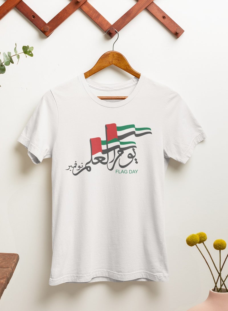 ZOOM تي شيرت يوم علم الإمارات للأطفال والبالغين