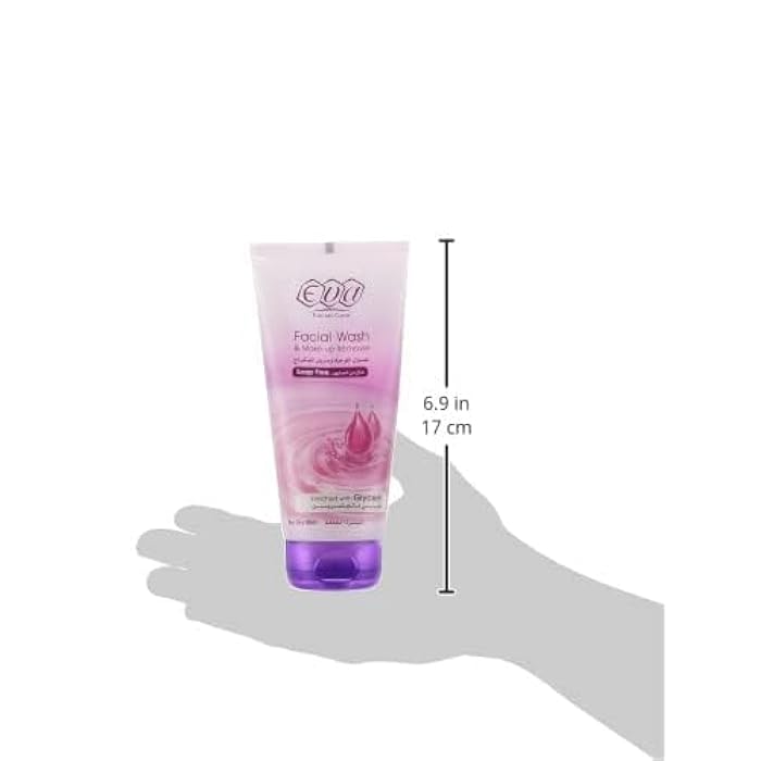 Eva Skin Care - Face Wash and Makeup Remover with Glycerin, Dry Skin, 150ml (Pack of 2) - Image 3
