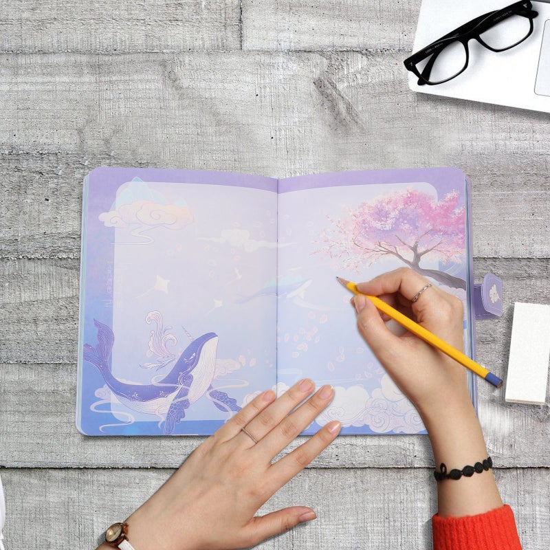 Daily Agenda Notepad Portable Office Planner Notebook Scrapbook Work Planning Notebook - Image 4