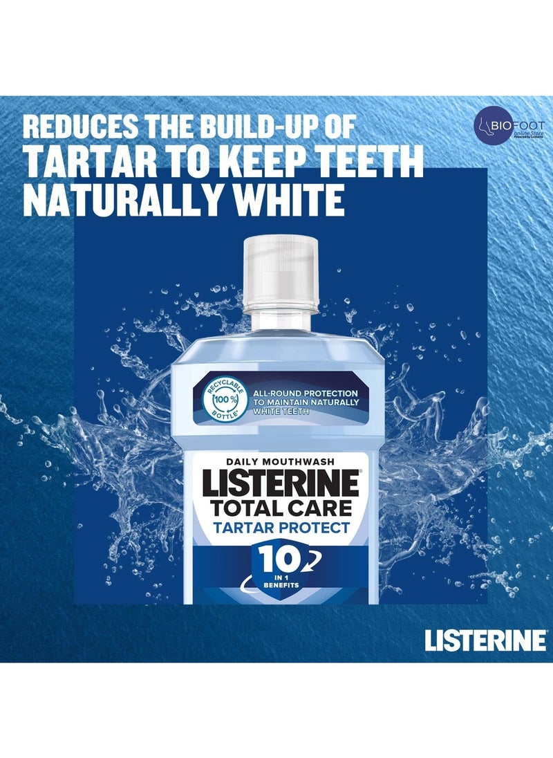 Listerine Total Care Tartar Protect Mouthwash Blue 500ml  - Image 3